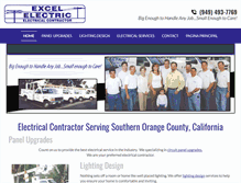 Tablet Screenshot of excelelectric.info